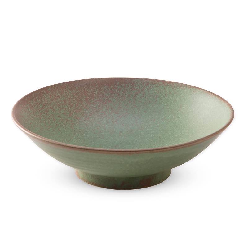 Terra Green Stone Serving Bowl - Green